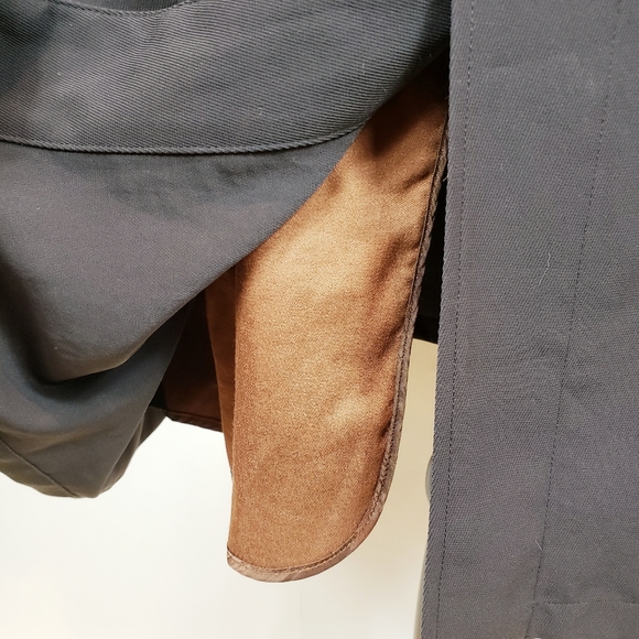 Allegri black trench coat - Picture 6 of 8